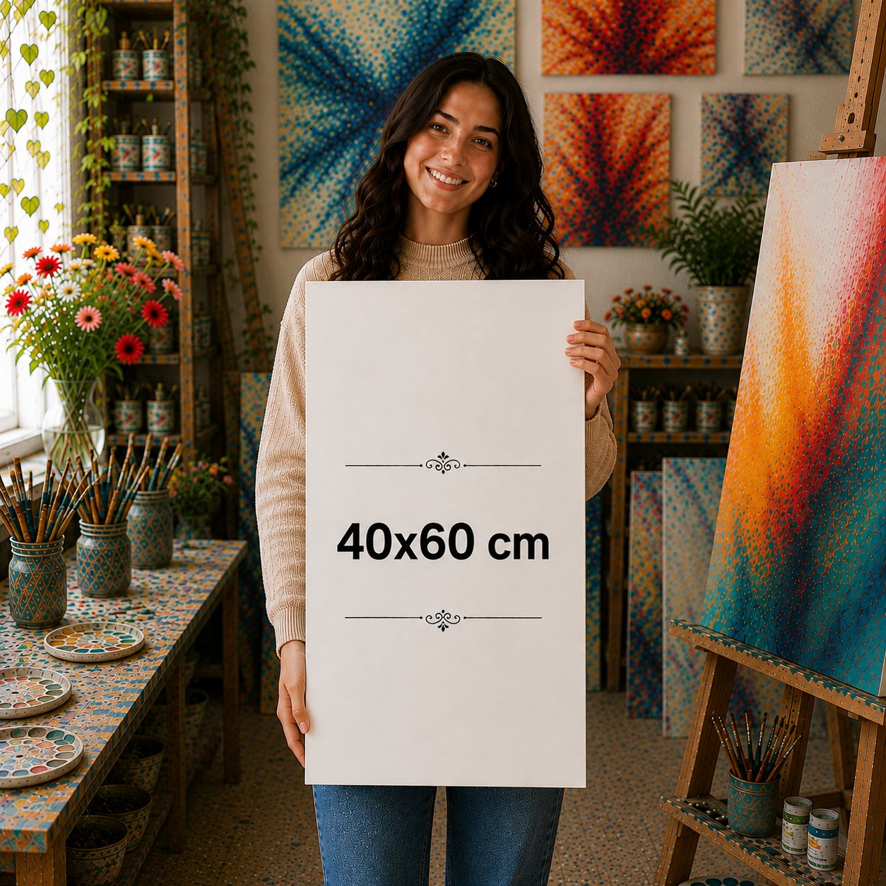 40 cm x 60 cm Tuval Canvas baskı