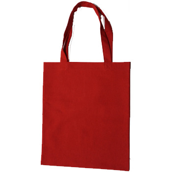 35 x 40 cm Kırmızı Duck Kumaş Çanta Baskı