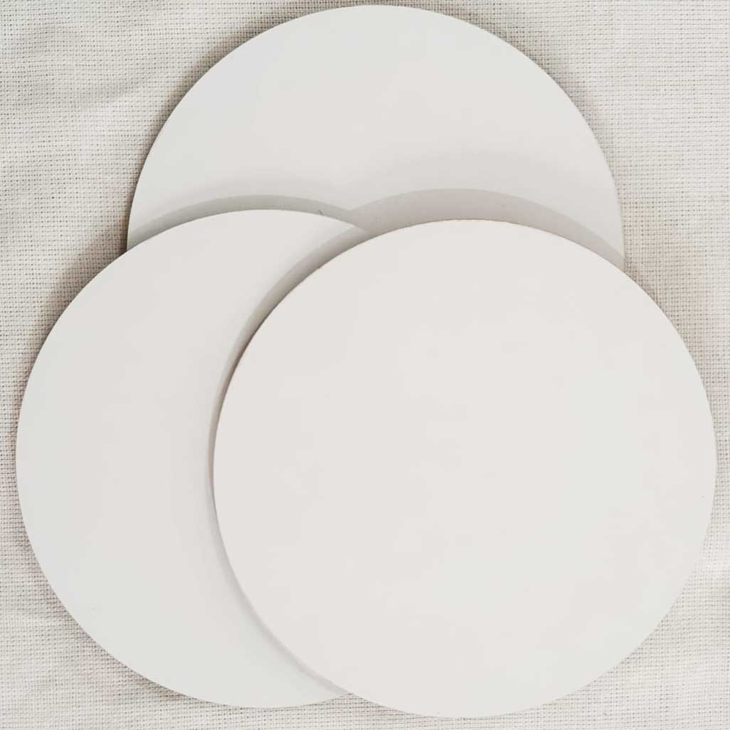 10 cm çap yuvarlak Mdf Lamine Bardak Altlığı baskı