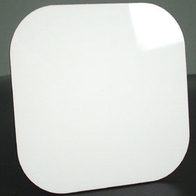  10x10 cm Kare Lamine Bardak altlığı lazer baskı