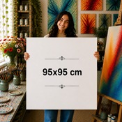 95 cm x 95 cm Tuval Canvas baskı