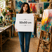 50 cm x 50 cm Tuval Canvas baskı