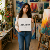 25 cm x 25 cm Tuval Canvas baskı